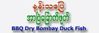 Nan Tha Pyay Brand BBQ Dry Bombay Duck Fish